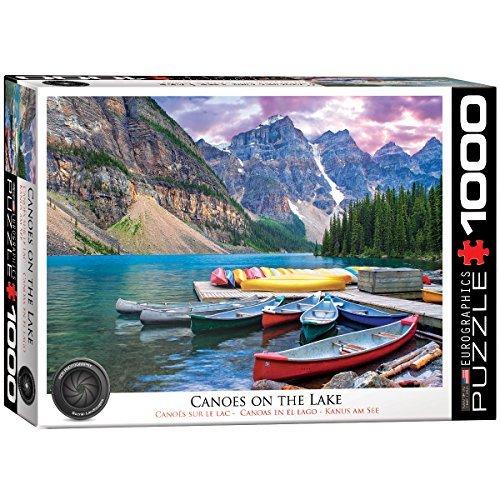 ジグソーパズル 海外製 アメリカ 6000-0693 EuroGraphics Canoes on The Lake Jigsaw Puzzle (1000-Pie