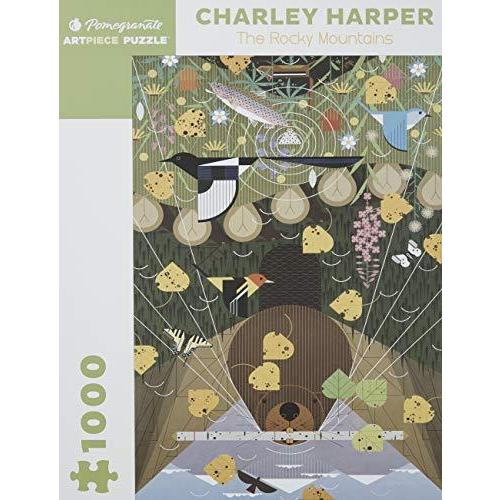 ジグソーパズル 海外製 アメリカ AA638 Charley Harper: The Rocky Mountains 1000-pc Jigsaw Puzzle