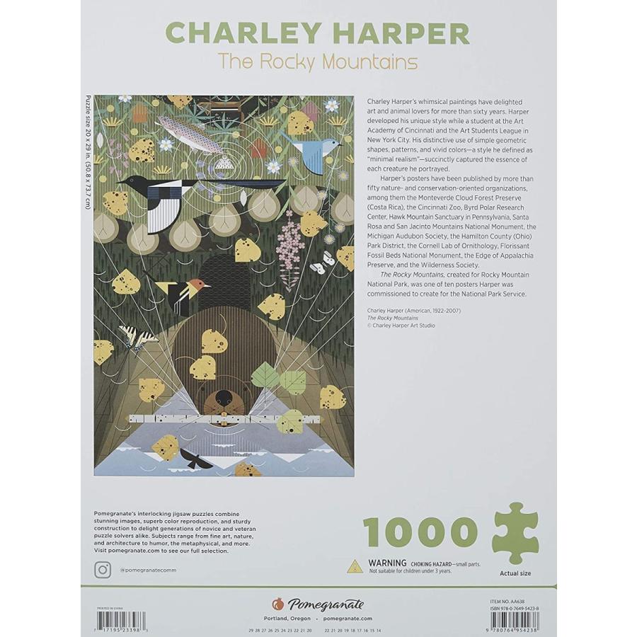 ジグソーパズル 海外製 アメリカ AA638 Charley Harper: The Rocky Mountains 1000-pc Jigsaw Puzzle_1