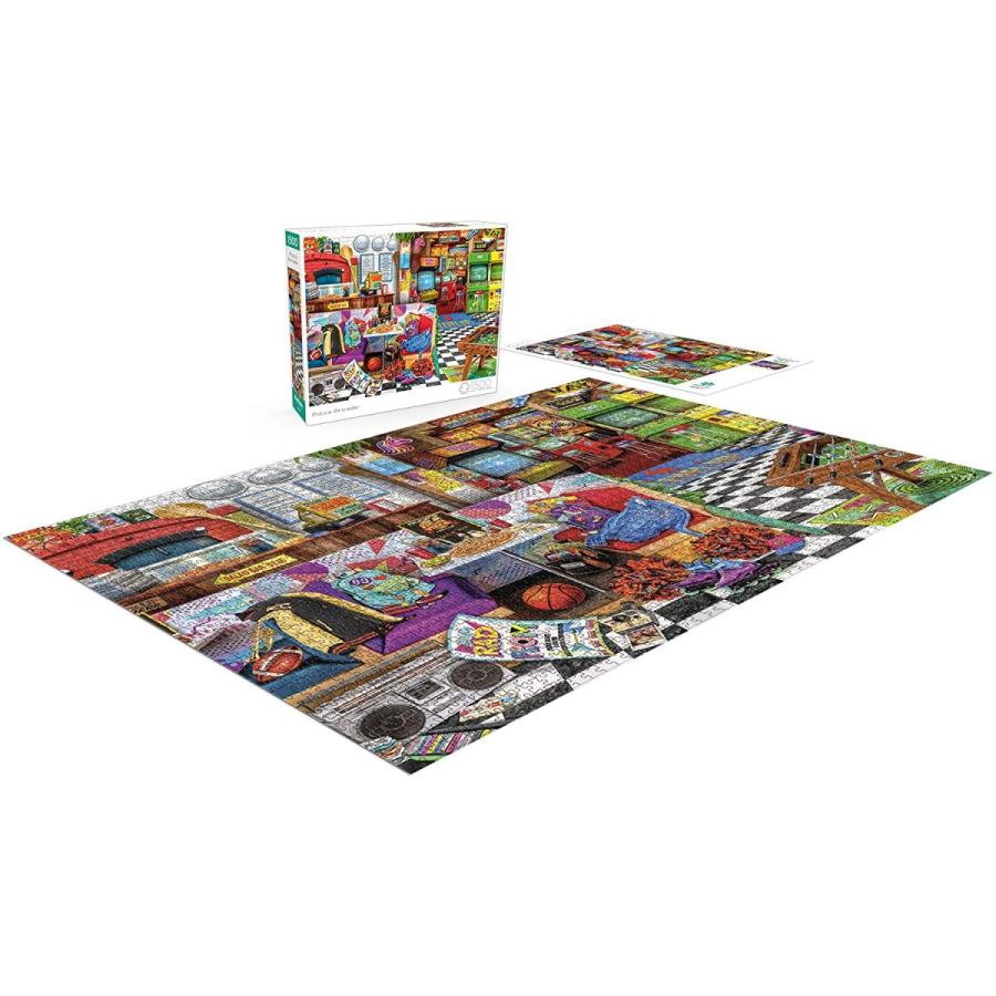 ジグソーパズル 海外製 アメリカ 2401 Buffalo Games - Aimee Stewart - Pizza Arcade - 1500 Piece Ji_3