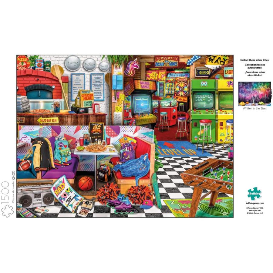 ジグソーパズル 海外製 アメリカ 2401 Buffalo Games - Aimee Stewart - Pizza Arcade - 1500 Piece Ji_4