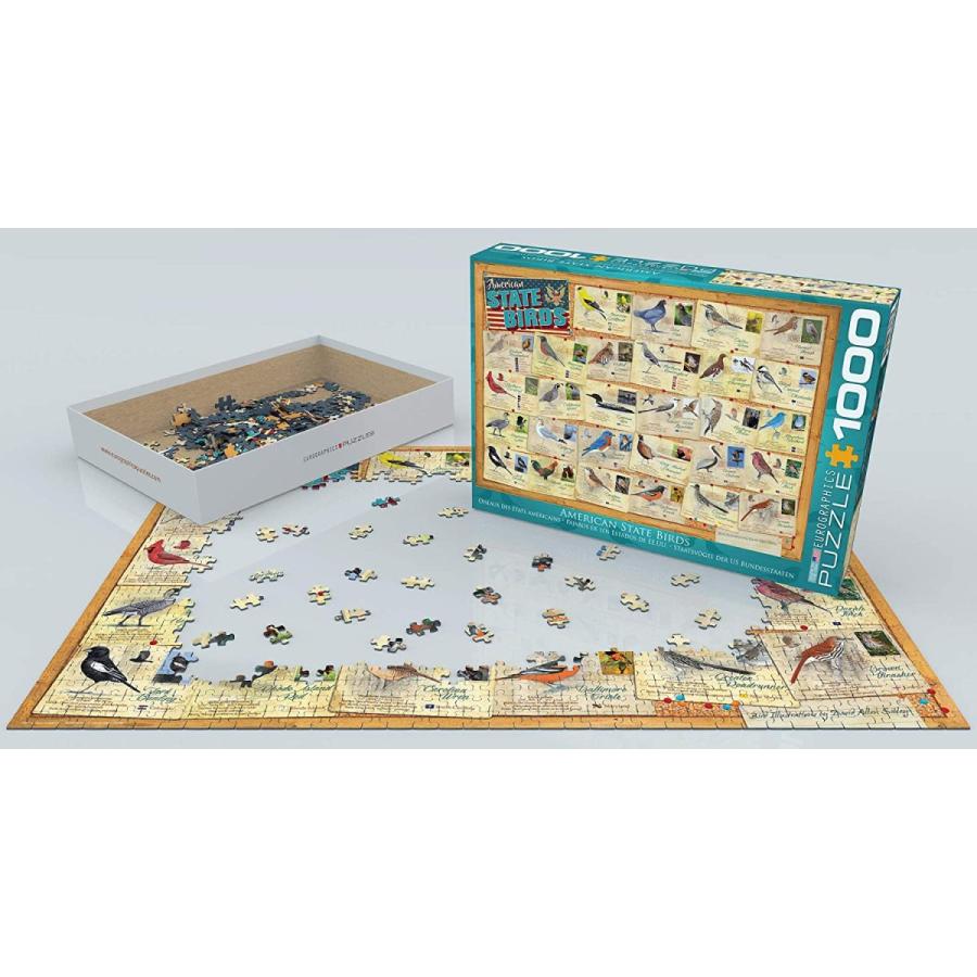 ジグソーパズル 海外製 アメリカ 6000-5327 American State Birds by David Sibley_2