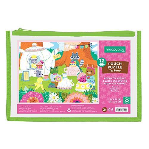 ジグソーパズル 海外製 アメリカ 9780735367999 Mudpuppy Tea Party Pouch Puzzle