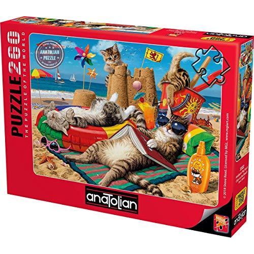ジグソーパズル 海外製 アメリカ 3322 Anatolian Puzzle -Cats on The Beach 260 Piece Jigsaw Puzzle