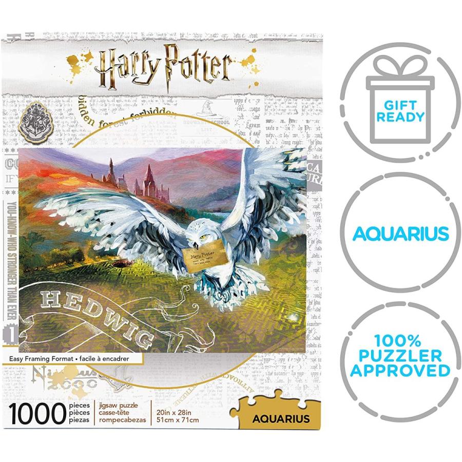 ジグソーパズル 海外製 アメリカ 65332 AQUARIUS Harry Potter Puzzle Hedwig (1000 Piece Jigsaw Puzzの画像