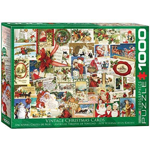 ジグソーパズル 海外製 アメリカ 6000-0784 EuroGraphics Vintage Christmas Cards Puzzle (1000 Piece