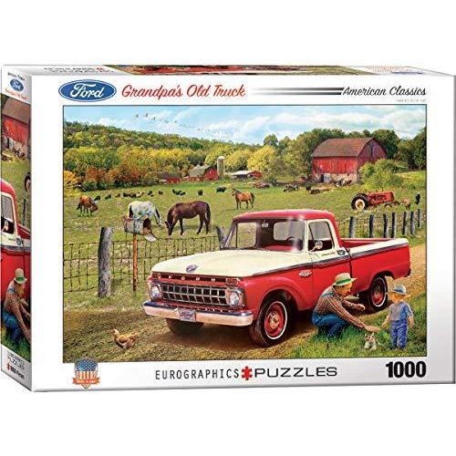 ジグソーパズル 海外製 アメリカ 6000-5467 Grandpa's Old Truck (1965 Ford F-100) by Greg Giordano