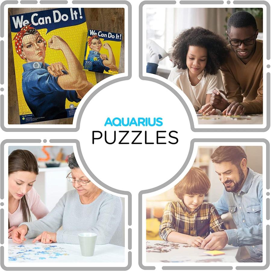 ジグソーパズル 海外製 アメリカ 65260 Aquarius Smithsonian Rosie the Riveter 1000 Piece Jigsaw Pu_3