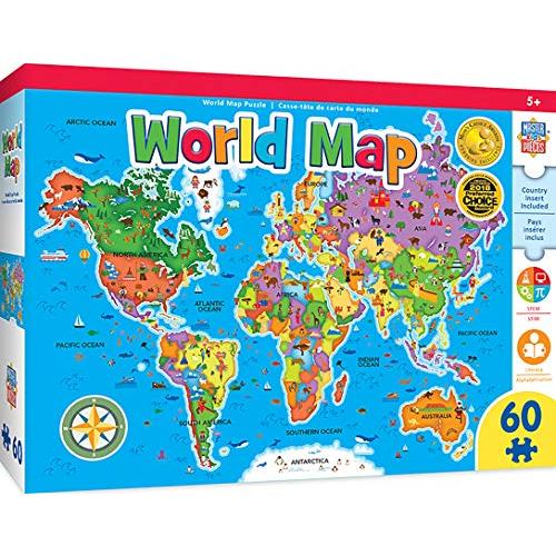 ジグソーパズル 海外製 アメリカ 11908 MasterPieces 60 Piece Educational Jigsaw Puzzle for Kids -