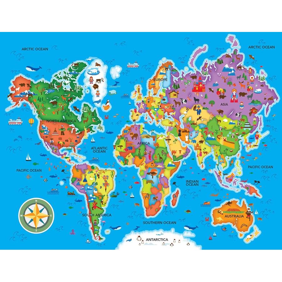 ジグソーパズル 海外製 アメリカ 11908 MasterPieces 60 Piece Educational Jigsaw Puzzle for Kids -_2