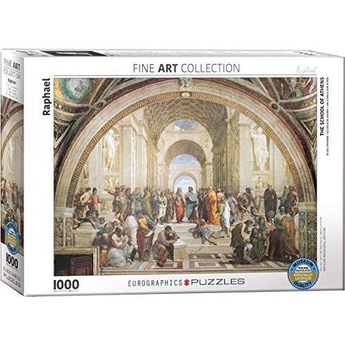 ジグソーパズル 海外製 アメリカ 6000-4141 EuroGraphics School of Athens by Raphael 1000 Piece Puz