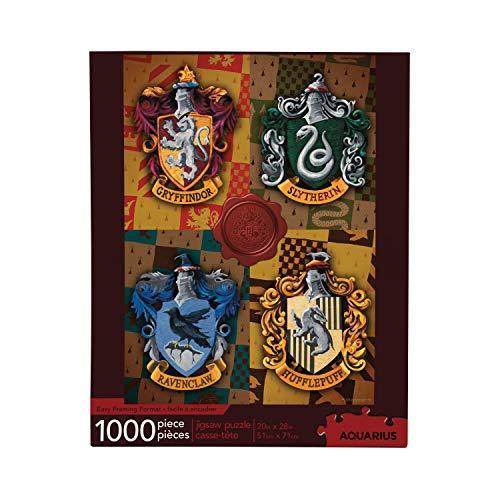 ジグソーパズル 海外製 アメリカ 65303 AQUARIUS Harry Potter Puzzle House Crests (1000 Piece Jigsa