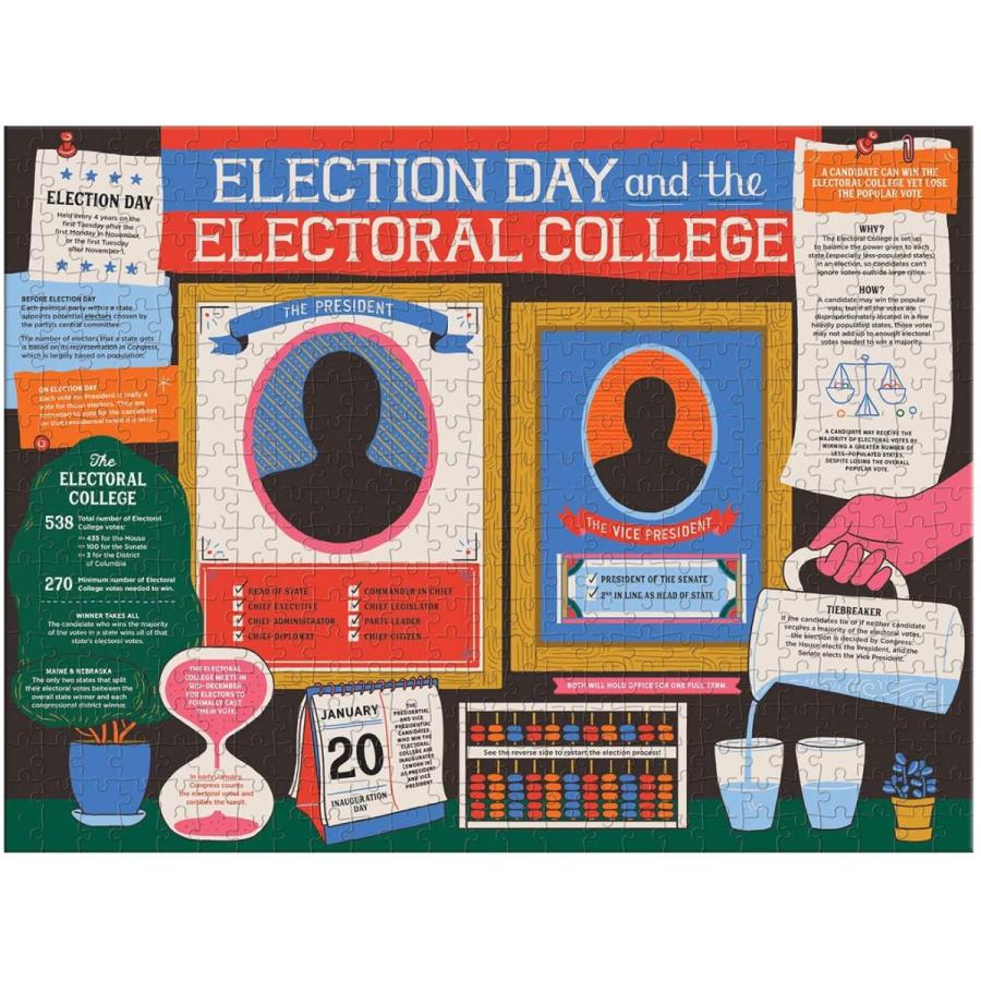 ジグソーパズル 海外製 アメリカ 9780735367531 Galison How to Become President of The United State_2
