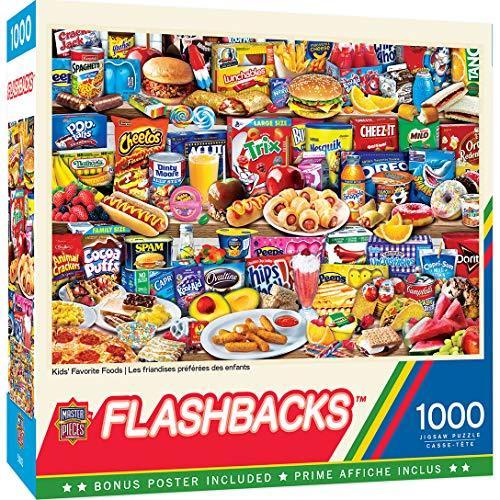 ジグソーパズル 海外製 アメリカ 72140 MasterPieces Kids Favorite Foods 1000-Piece Jigsaw Puzzle -