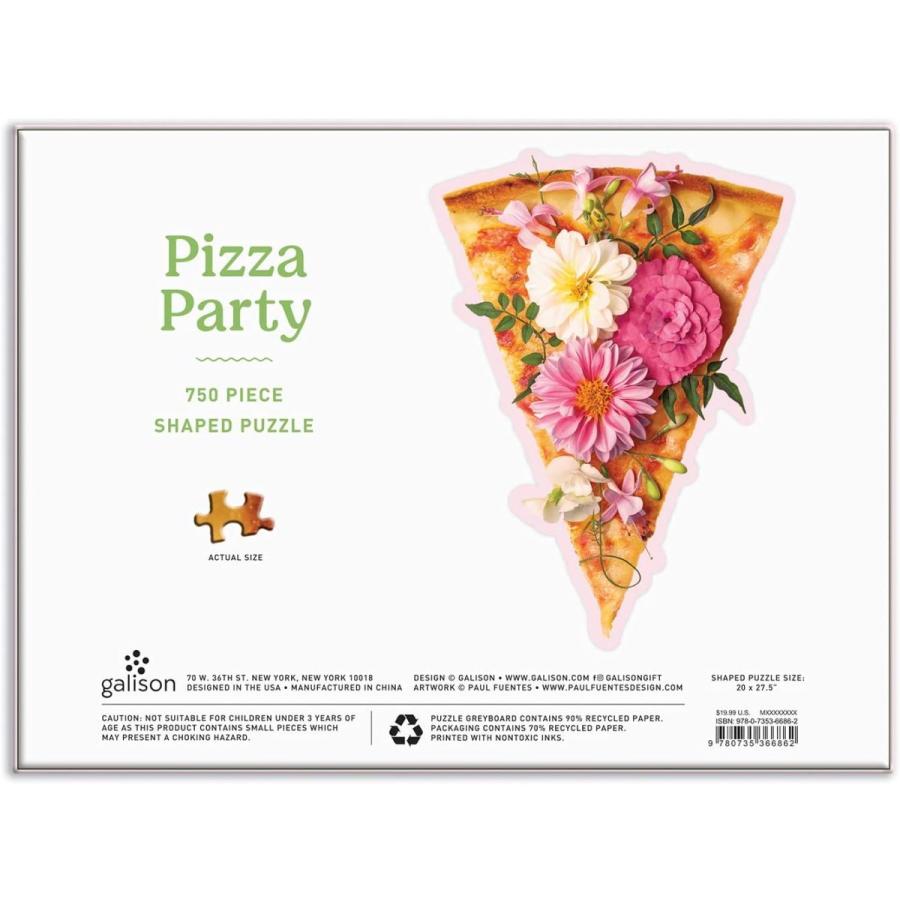 ジグソーパズル 海外製 アメリカ 9780735366862 Galison, Pizza Party Puzzle 750 Piecesの画像