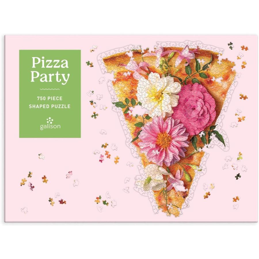 ジグソーパズル 海外製 アメリカ 9780735366862 Galison, Pizza Party Puzzle 750 Piecesの画像