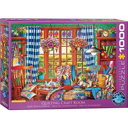 ジグソーパズル 海外製 アメリカ 6000-5348 EuroGraphics (EURHR Patchwork Craft Room 1000Piece Puzz