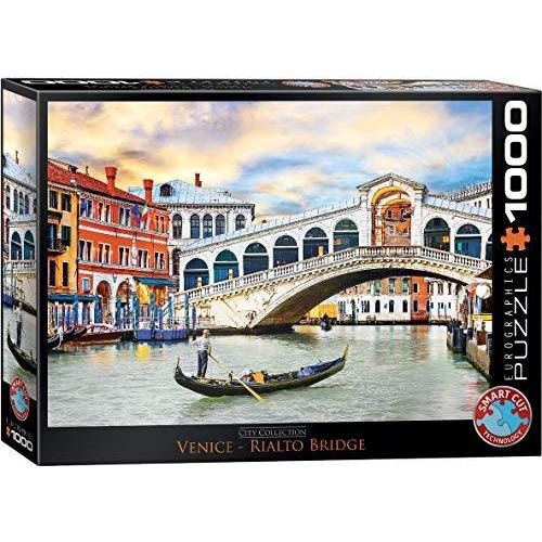 ジグソーパズル 海外製 アメリカ 6000-0766 EuroGraphics Venice Rialto Bridge Puzzle (1000 Piece)，