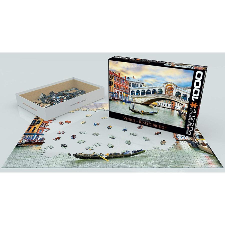 ジグソーパズル 海外製 アメリカ 6000-0766 EuroGraphics Venice Rialto Bridge Puzzle (1000 Piece)，_2