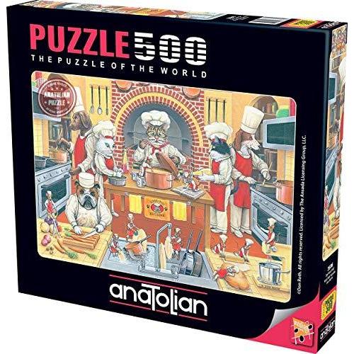 ジグソーパズル 海外製 アメリカ 3586 Anatolian Puzzle -Kool Kat Kuisine 500 Piece Jigsaw Puzzle #