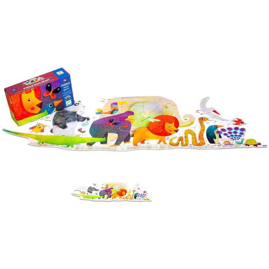 ジグソーパズル 海外製 アメリカ DJ07171 DJECO - Giant Floor Animal Parade Puzzle 36 Pieces - Asse_3