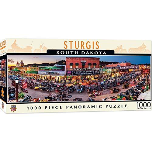 ジグソーパズル 海外製 アメリカ 72074 MasterPieces - 1000 Piece Jigsaw Puzzle， Sturgis Motorcycle