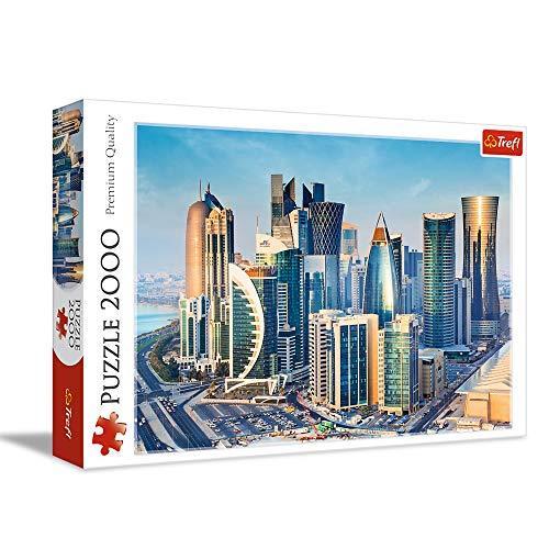ジグソーパズル 海外製 アメリカ 27084 TREFL 2000 Piece Jigsaw Puzzles， Doha， Qatar， City Skyline，