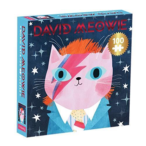 ジグソーパズル 海外製 アメリカ 9780735367036 Mudpuppy David Meowie Music Cats 100 Piece Puzzle -