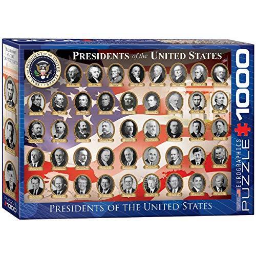 ジグソーパズル 海外製 アメリカ 6000-1432 EuroGraphics US Presidents Box, 1000