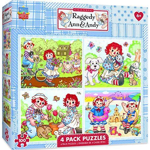 ジグソーパズル 海外製 アメリカ 11939 MasterPieces ? Jigsaw Puzzle Set for Kids 6+ Years, 4-Pac