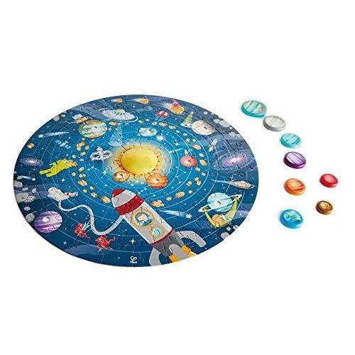 ジグソーパズル 海外製 アメリカ E1625 Hape Solar System Puzzle | Round Solar System Puzzle Toy fo