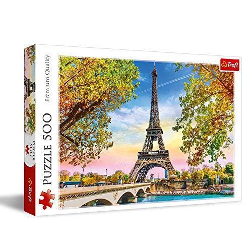 最安値 海外製 ジグソーパズル アメリカ Eif France, Paris, Romantic Puzzles, Jigsaw Piece 500 TREFL 37330 ジグソーパズル