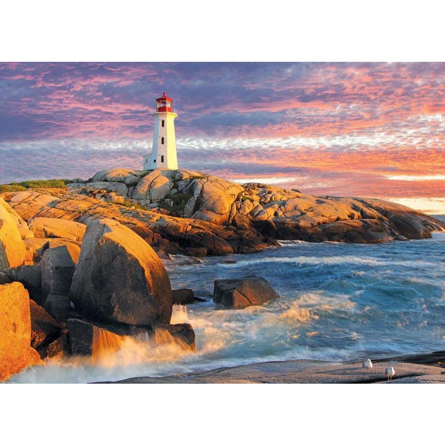 ジグソーパズル 海外製 アメリカ 6000-5437 Peggy's Cove Lighthouse， Nova Scotia_1