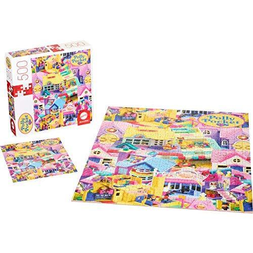 ジグソーパズル 海外製 アメリカ HBK70 Mattel Games Polly Pocket Mattel Jigsaw Puzzle with 500 Int
