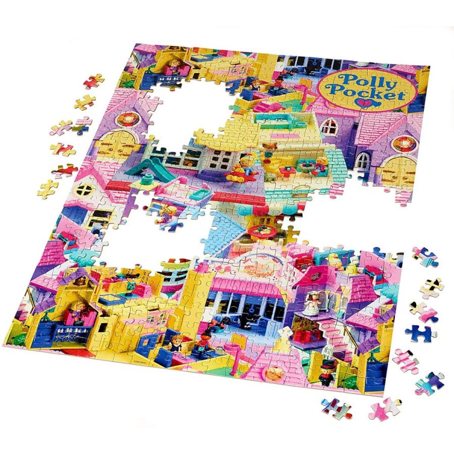 ジグソーパズル 海外製 アメリカ HBK70 Mattel Games Polly Pocket Mattel Jigsaw Puzzle with 500 Int_1