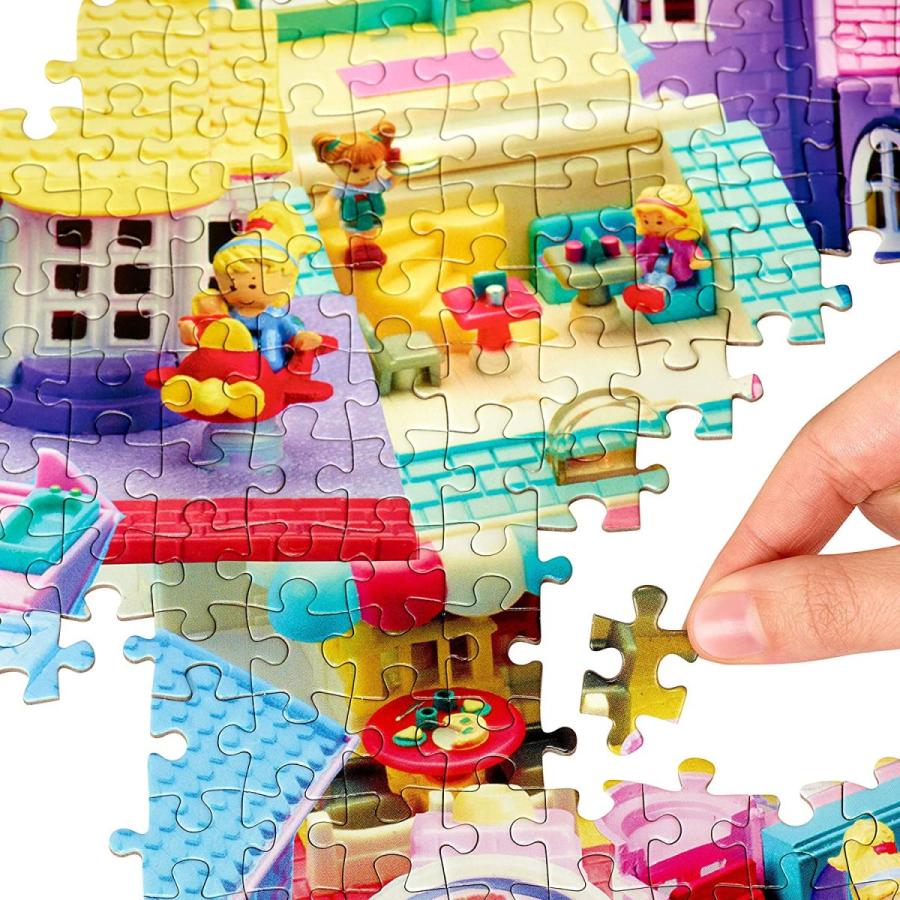 ジグソーパズル 海外製 アメリカ HBK70 Mattel Games Polly Pocket Mattel Jigsaw Puzzle with 500 Int_2