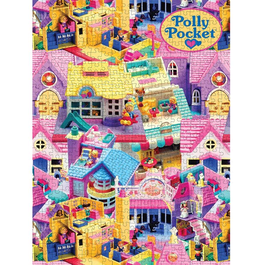 ジグソーパズル 海外製 アメリカ HBK70 Mattel Games Polly Pocket Mattel Jigsaw Puzzle with 500 Int_4