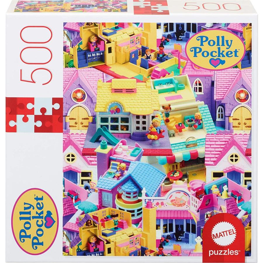 ジグソーパズル 海外製 アメリカ HBK70 Mattel Games Polly Pocket Mattel Jigsaw Puzzle with 500 Int_5