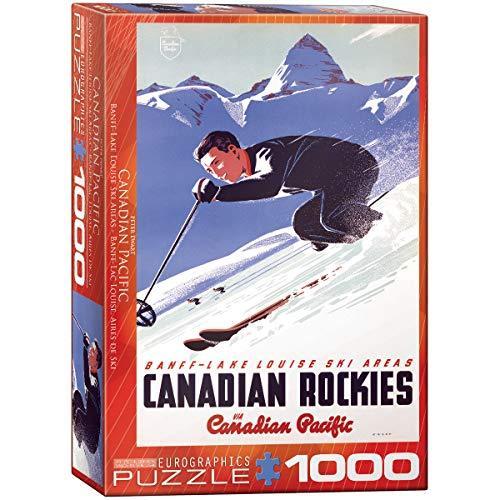 ジグソーパズル 海外製 アメリカ 6000-0326 EuroGraphics CP Rail Lake Louise Ski Area 1000 Piece Pu