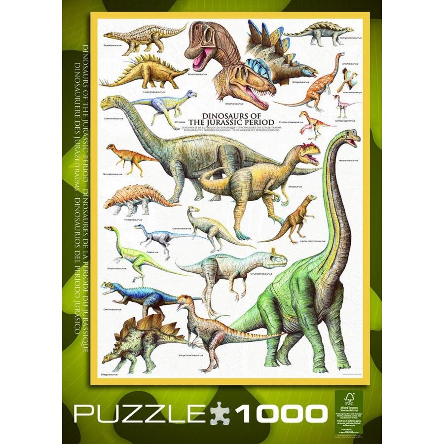 ジグソーパズル 海外製 アメリカ 6000-0099 EuroGraphics Dinosaurs Jurassic 1000 Piece Puzzle (6000_3