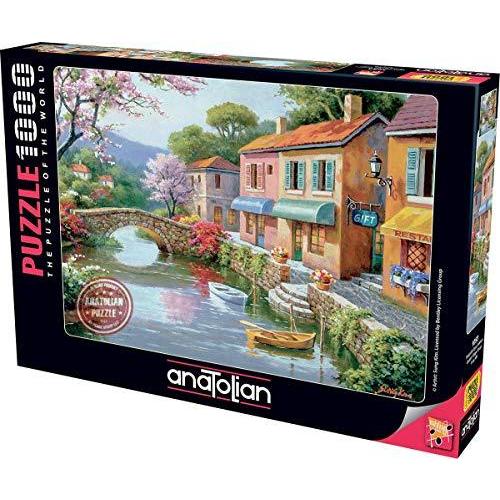 ジグソーパズル 海外製 アメリカ 1053 Anatolian Puzzle -Quaint Village Shops 1000 Piece Jigsaw Puz