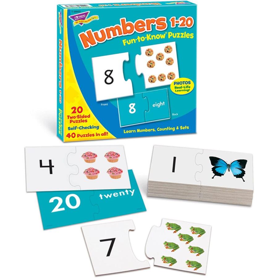ジグソーパズル 海外製 アメリカ T-36003 TREND ENTERPRISES， INC. Fun-to-Know? Puzzles: Numbers 1_1