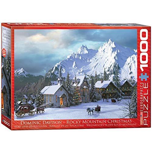 ジグソーパズル 海外製 アメリカ EUROPZ-0426 Eurographics Rocky Mountain Christmas 1000-Piece Puzz
