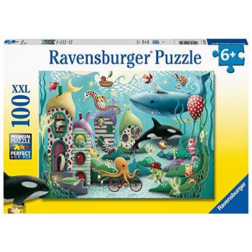 ジグソーパズル 海外製 100ピース XXL 水中の不思議 サイズ約49x36センチ ペット・動物 Ravensburger