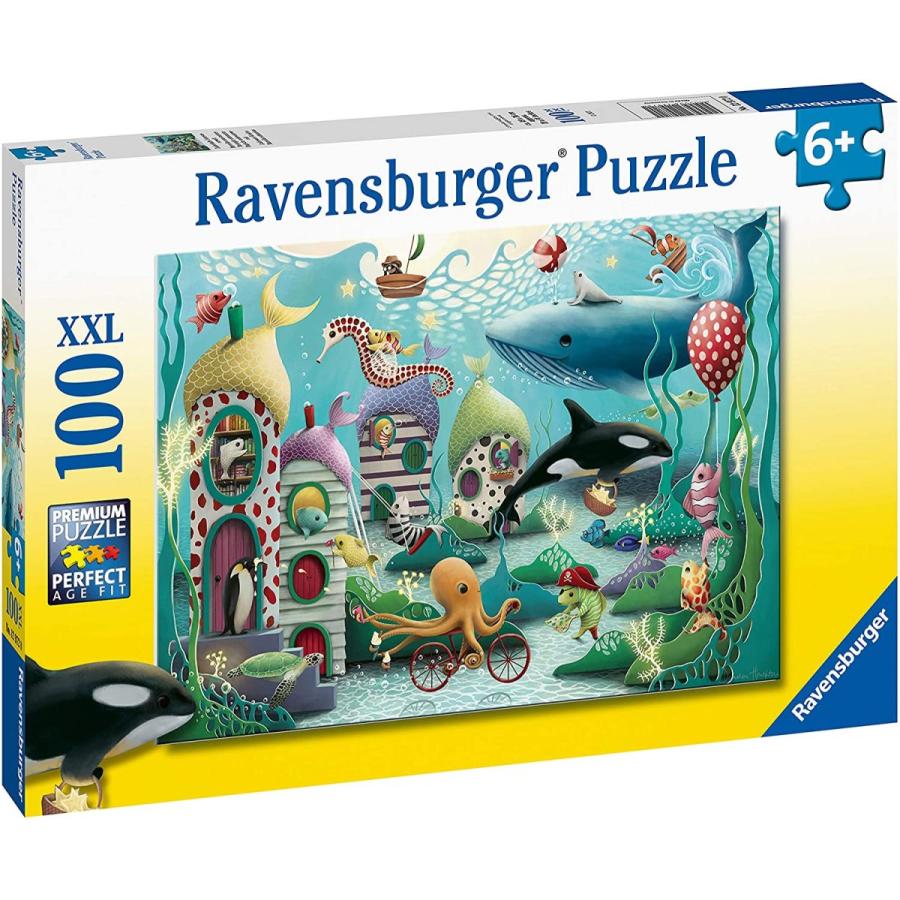 ジグソーパズル 海外製 100ピース XXL 水中の不思議 サイズ約49x36センチ ペット・動物 Ravensburger_2