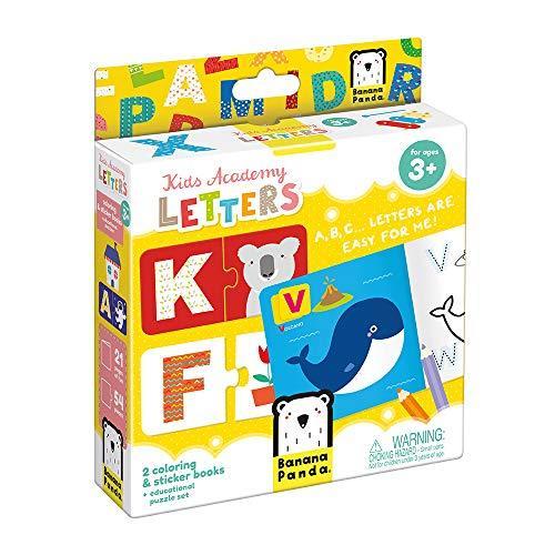 ジグソーパズル 海外製 アメリカ 77373 Banana Panda Kid Academy Letters， Coloring Book & Puzzles