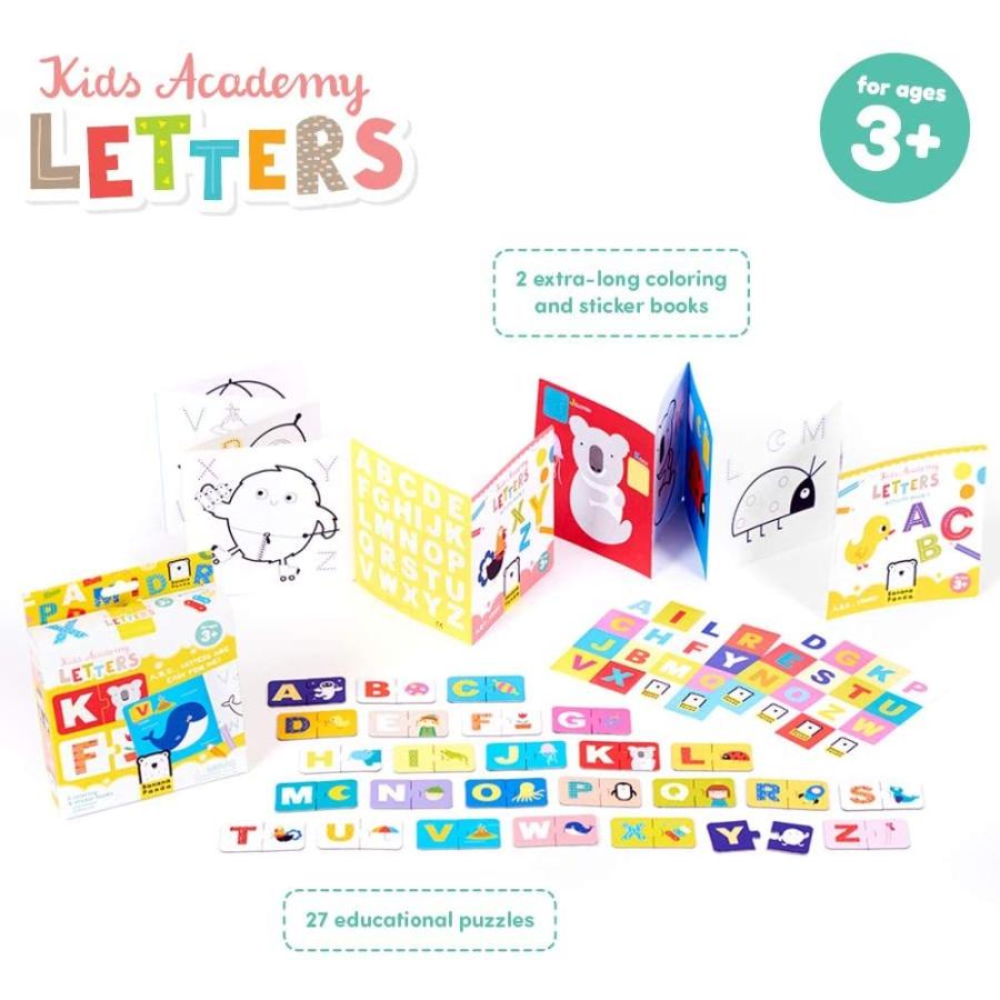 ジグソーパズル 海外製 アメリカ 77373 Banana Panda Kid Academy Letters， Coloring Book & Puzzles_1