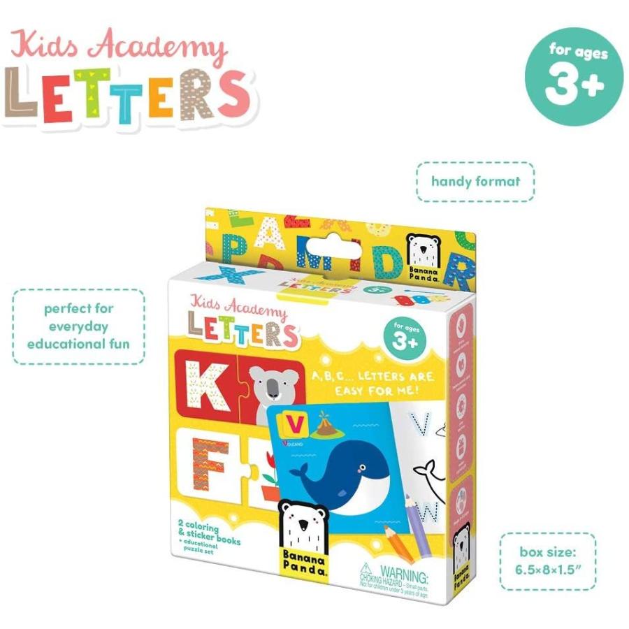 ジグソーパズル 海外製 アメリカ 77373 Banana Panda Kid Academy Letters， Coloring Book & Puzzles_4