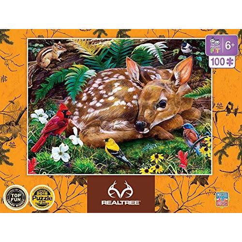 ジグソーパズル 海外製 アメリカ 12010 MasterPieces 100 Piece Jigsaw Puzzle for Kids - Realtree Fo