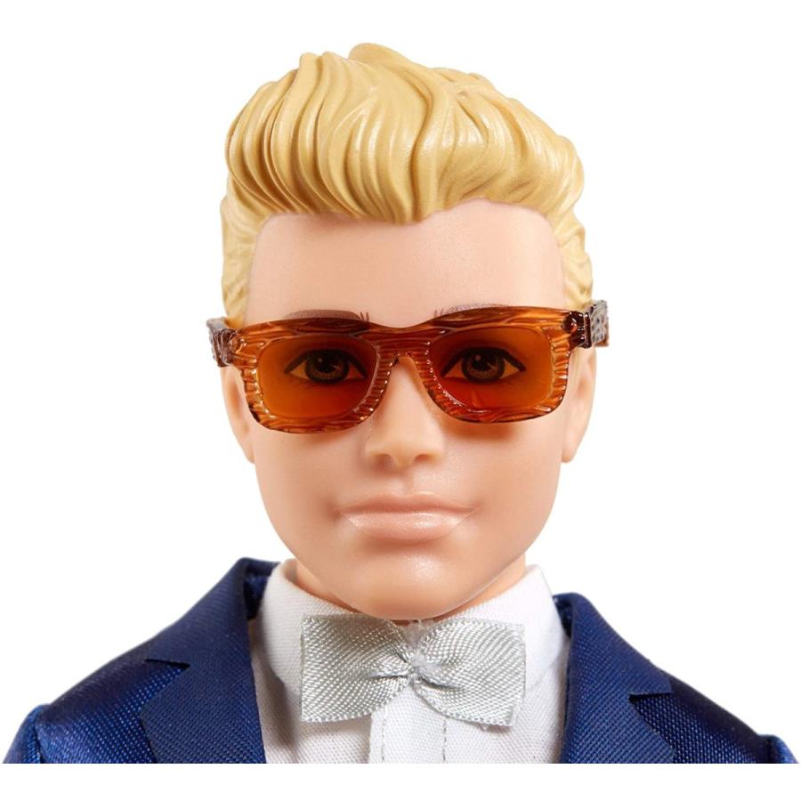 バービー バービー人形 ケン GTF36 Barbie Ken Fashion Doll, Blonde Groom Bridal Set with Satiny Blueの画像